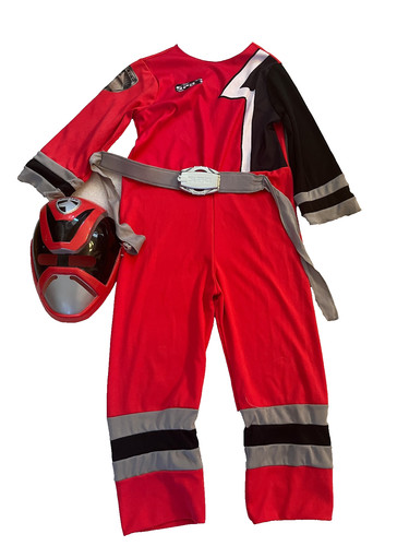 Vintage power rangers spd red - power,