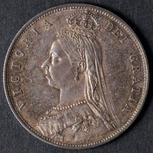 1887 queen victoria half - half, crown
