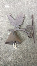 vintage cast iron door bell CHICKHEN 