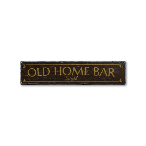Custom old home bar est - custom,