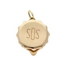 Pre-Owned 9ct Yellow Gold SOS Talisman Pendant  9ct gold Unisex
