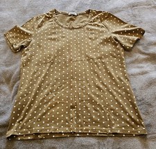 Damart Ladies Green  Spotty