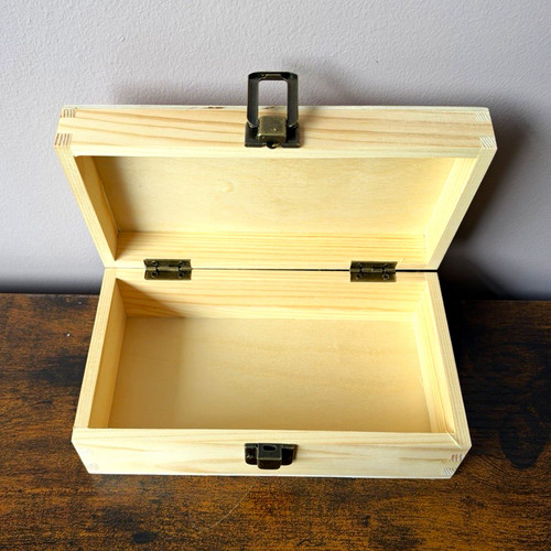 Wooden storage box - wooden,