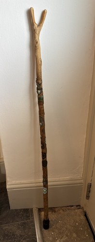 Wooden walking stick - walking,