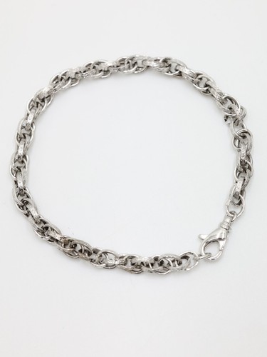 9ct white solid gold pattern - 9ct,