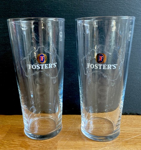 Rare fosters pint glasses - 2,