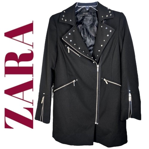 Zara basic black studded - zara,