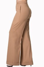 Sand Wide Leg High Waist