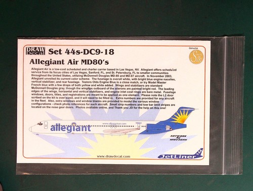 Draw airliner decals 144 - draw, 1/144