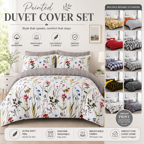 Duvet cover hotel quality 3pc - duvet,