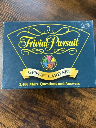 Trivial pursuit cards - pursuit,