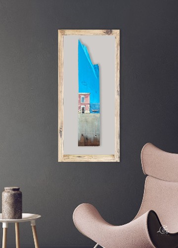 Velvet sun original painting - "velvet, sun"