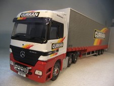 1:50 Corgi CC13811 Mercedes Actros Step Frame Curtainside - Curran - VGC Boxed