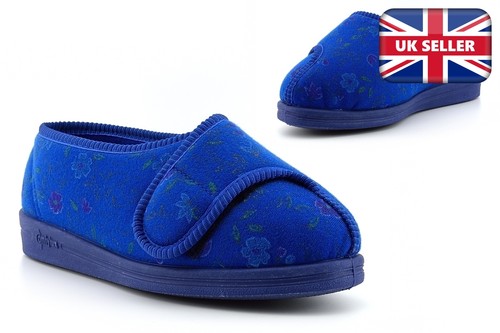 Womens wide fit - fit, slippers