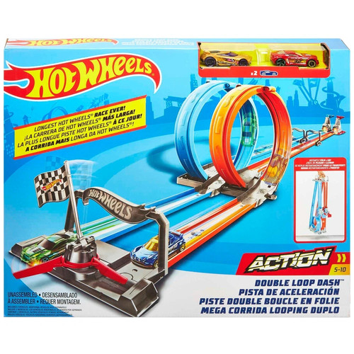 Hot wheels action double loop - action,