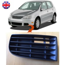 Front Bumper grill left passenger side UK STANDARD For VW GOLF MK5 2004-2008
