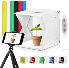 40cm LED Light Box Photography Photo Studio Portable Tent Backdrop Lighting Cube