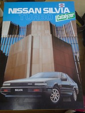 Nissan Silvia Turbo Catalyser brochure Mar 1985 German text