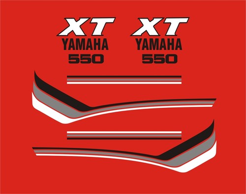 Yamaha 550 decal set 1982 - xt,