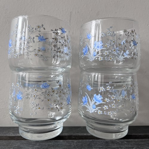 Arcopal flower glasses - flower, x4