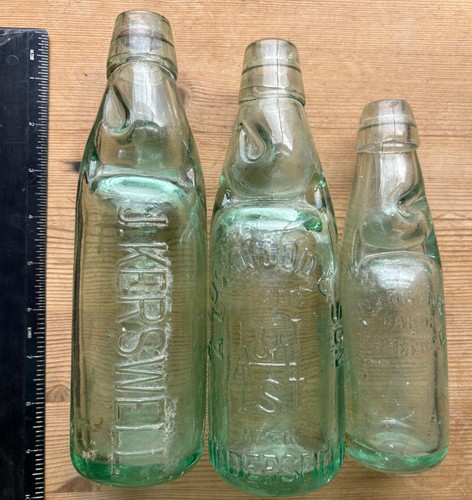 Vintage codd neck bottles - codd-neck, with