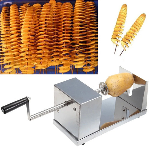 Stainless steel spiral potato - stainless,