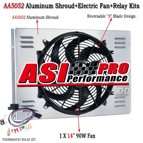 Electric radiator fan - radiator, fan+shroud