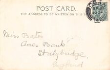 FAMILY HISTORY - GENEALOGY - POSTCARD - BATES - STALYBRIDGE ACRES BANK