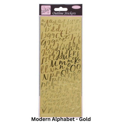 Anitas outline stickers peel - stickers,