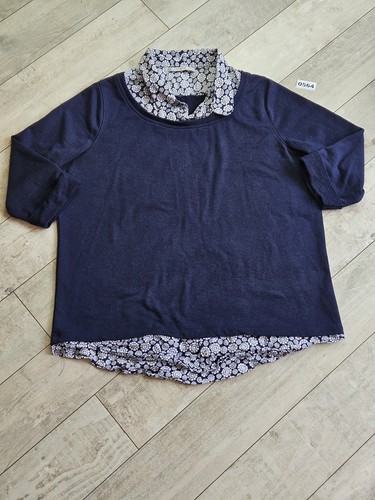 George navy mock layer - navy, shirt