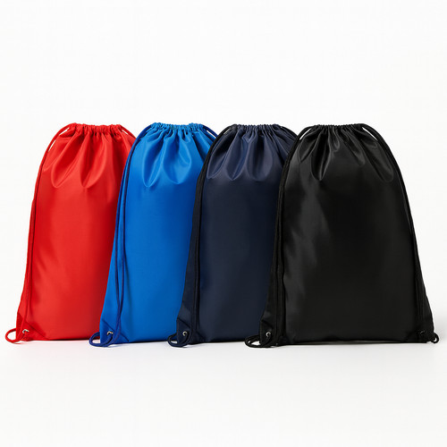 Nylon drawstring rucksack bag - drawstring,