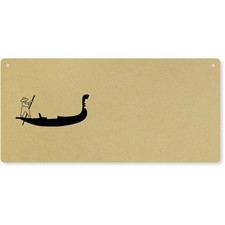 'Man Rowing in Gondola' Large