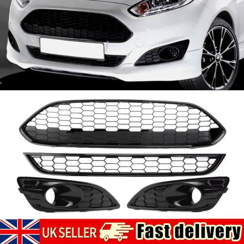 4pcs upper lower bumper grille - 4pcs,