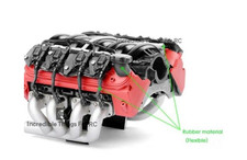 V8 Simulate Engine Motor