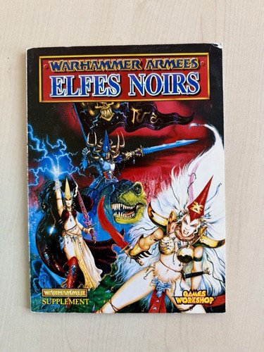 Warhammer dark elf army book - warhammer,