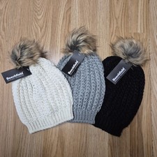 Job Lot Hats Bundle Bulk Buy Mixed Colours Faux Fur Pom Pom BRAND NEW WITH TAGS