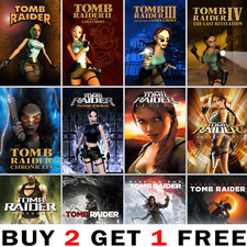 Tomb Raider Video Game Poster Collection A2 A3 A4 Art Print Wall Home Room Decor