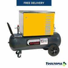 SIP Silenced Piston Air Compressor Belt Drive 230V 200L 3hp 10 Bar 9.5CFM 69dB