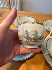 10 pcs Vintage Japanese Kutani