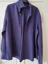 M&S mens dark purple  LS Shirt