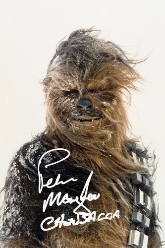 Peter mayhew signed autograph - peter,