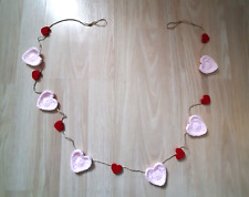 HANDMADE CROCHET PINK & RED