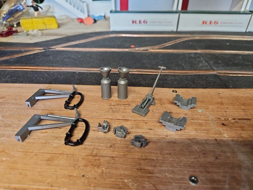 Scalextric pitstop accessories - scalextric,