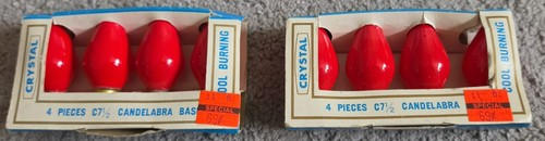Vintage crystal red - "crystal", /