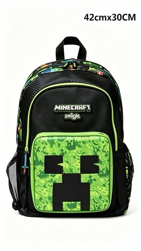 Smiggle minecraft backpack - minecraft,