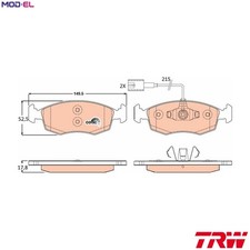 BRAKE PAD SET DISC BRAKE
