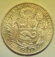 mw30495 Peru  Silver Crown -