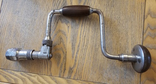 Vintage ratchet drill brace - brace, by