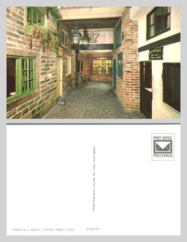 Postcard kirkstall abbey - postcard,