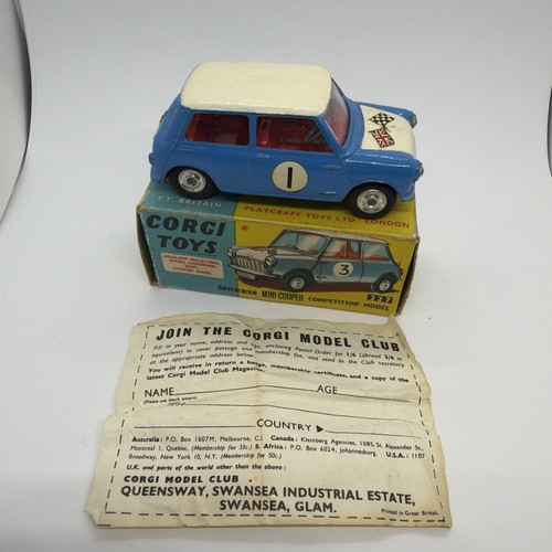 Corgi toys 227 - mini, cooper